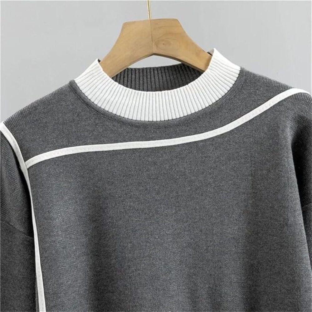 Mink Cashmere/Wool Blend Pullover Sweater (size M)